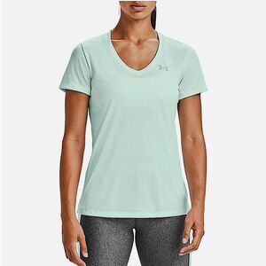 Under Armour Mint Green Tech Twist V Neck T-Shirt Size Small
